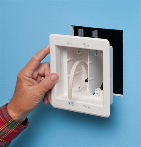 cable tv and electric box|recessed outlet box for tv.